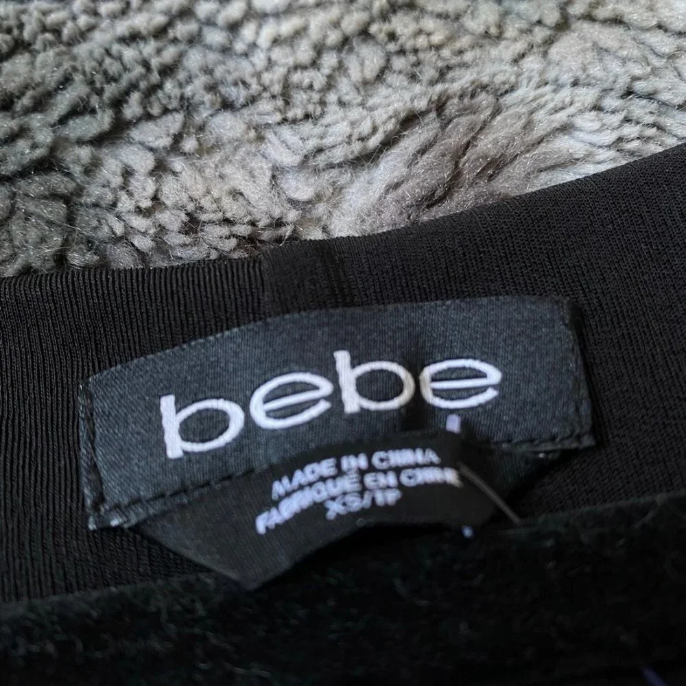 Bebe Chain Cutout Mini Dress